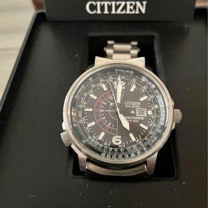 Citizen Nighthawk Eco-Drive Pilot Mens Watch